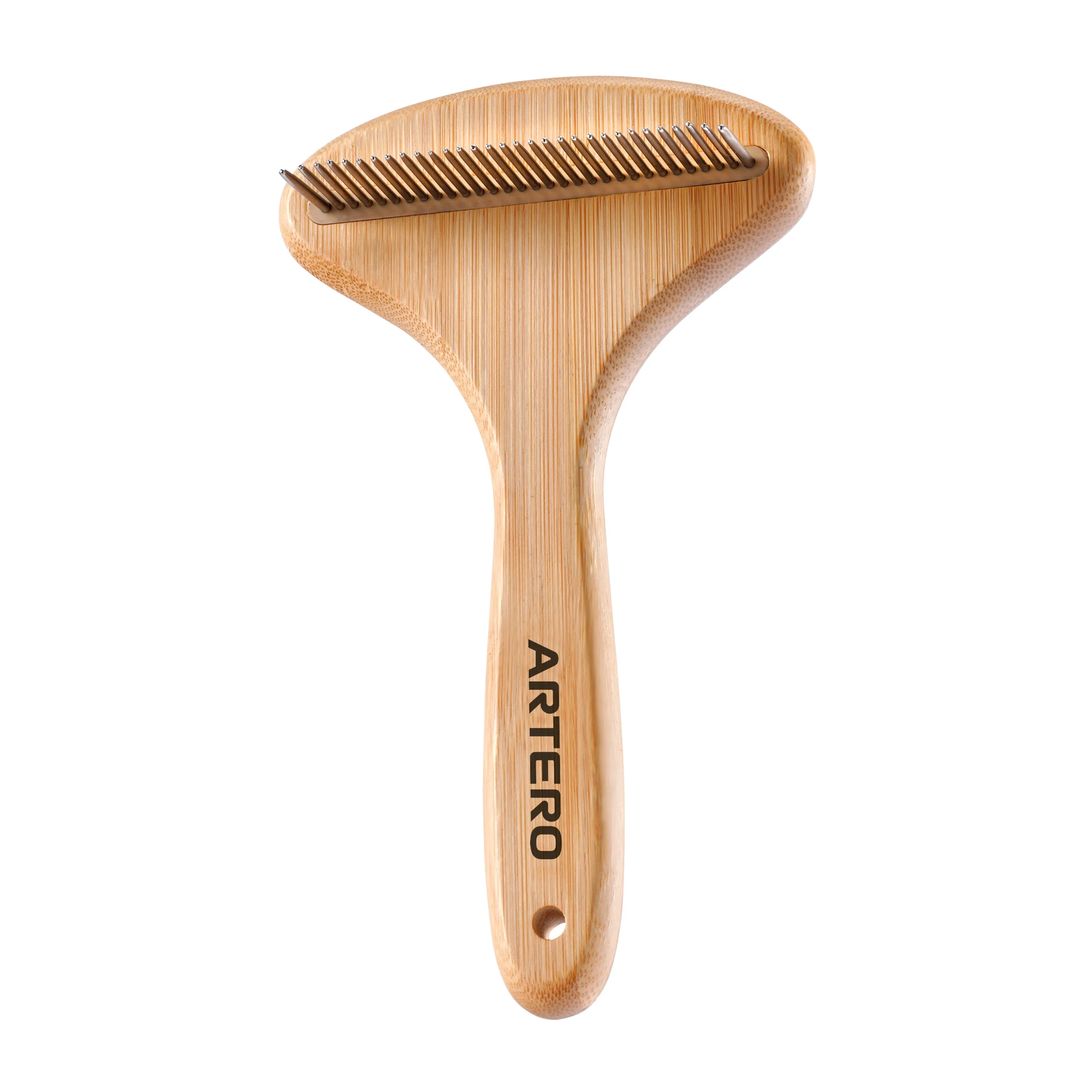 Rake, 25mm Rotating Pins Bamboo Handle