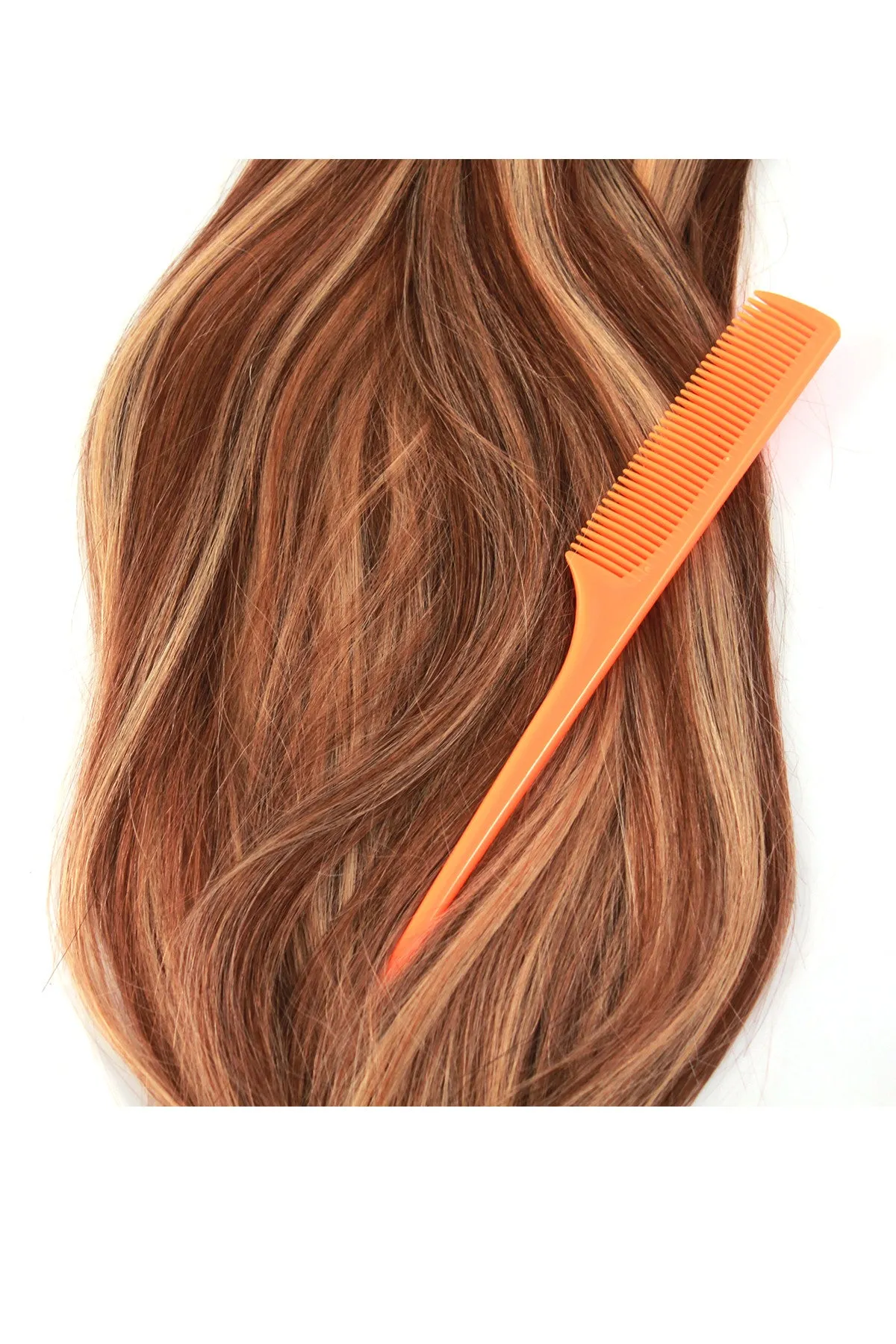 Rat Tail Comb: Orange