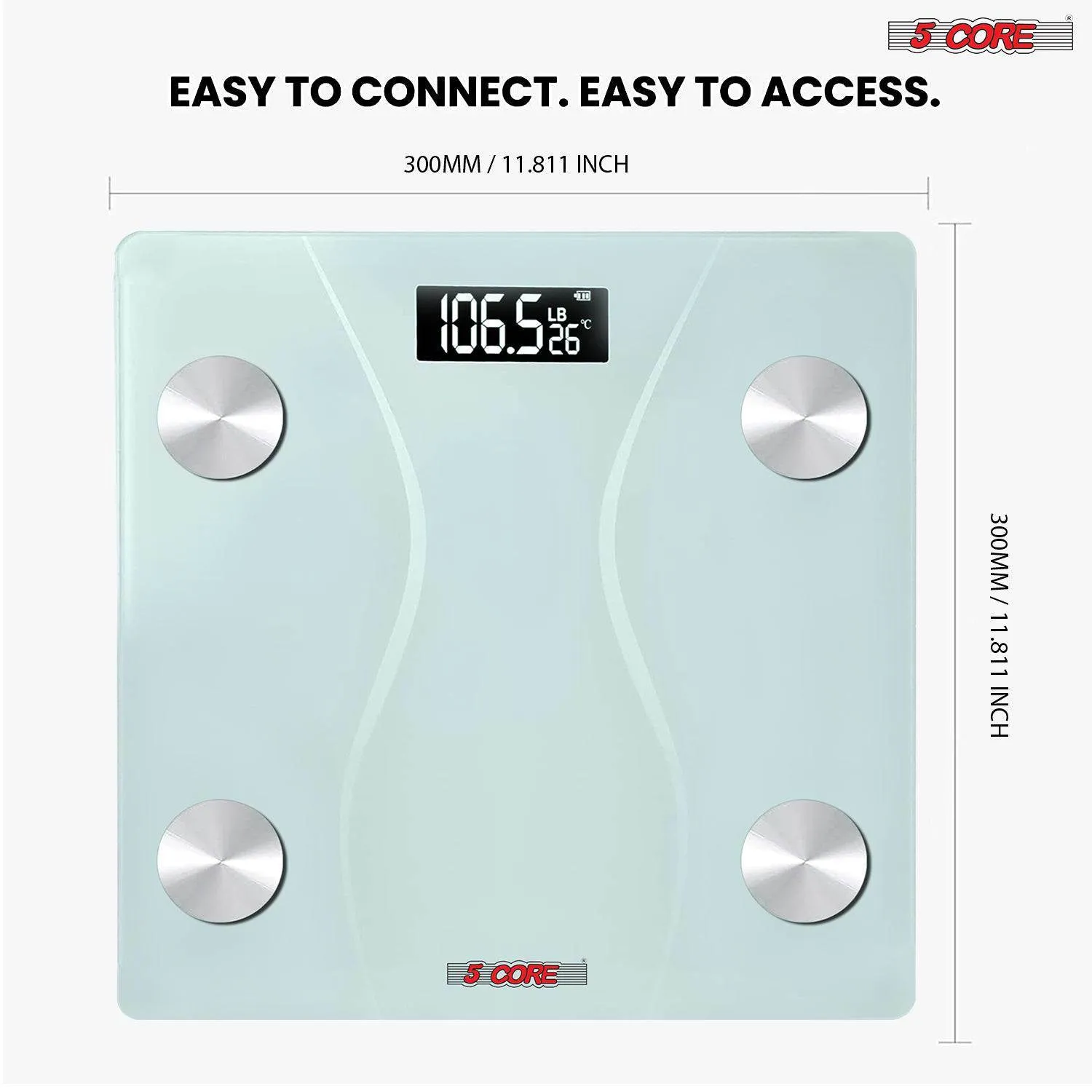 Rechargeable Body Weight Scale