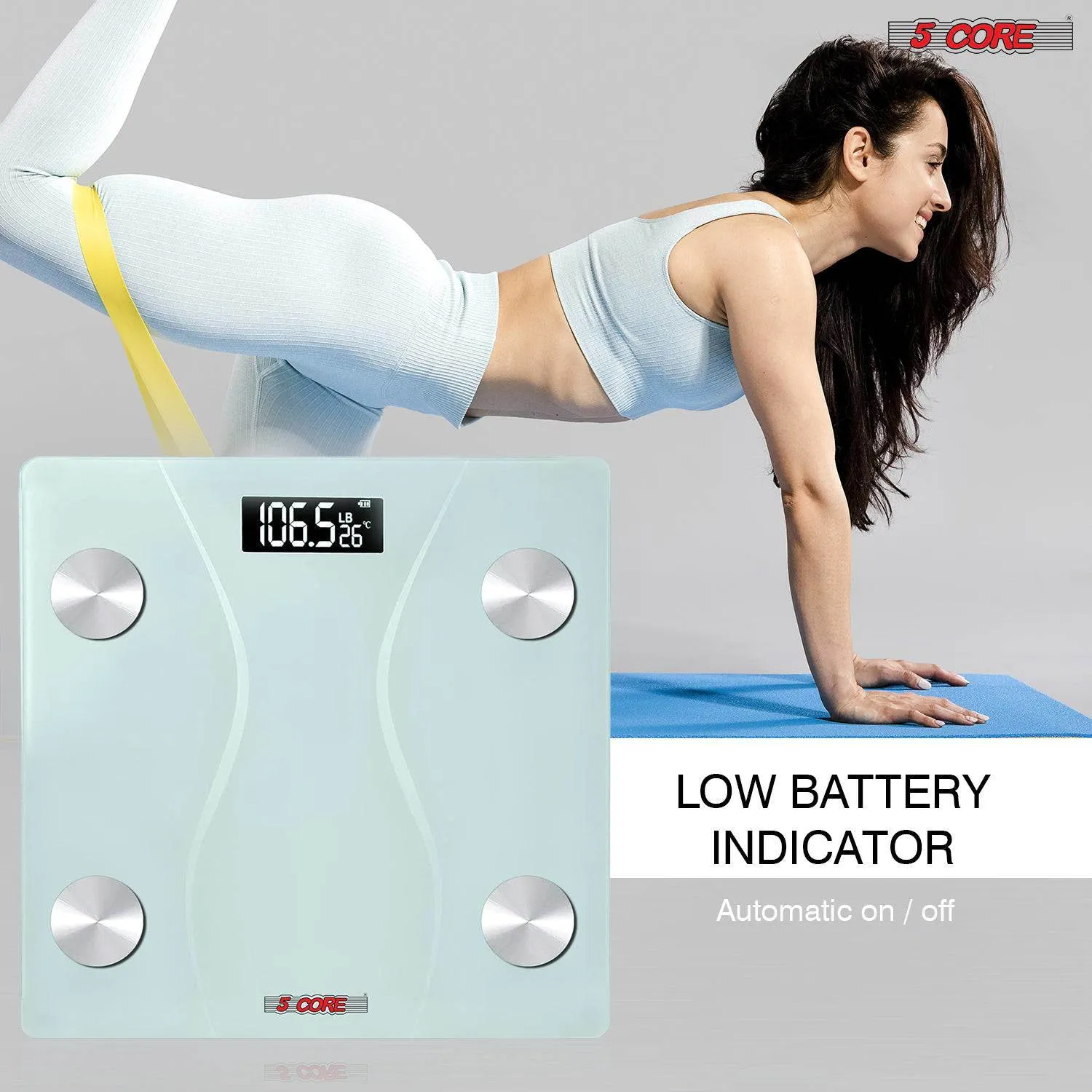 Rechargeable Body Weight Scale