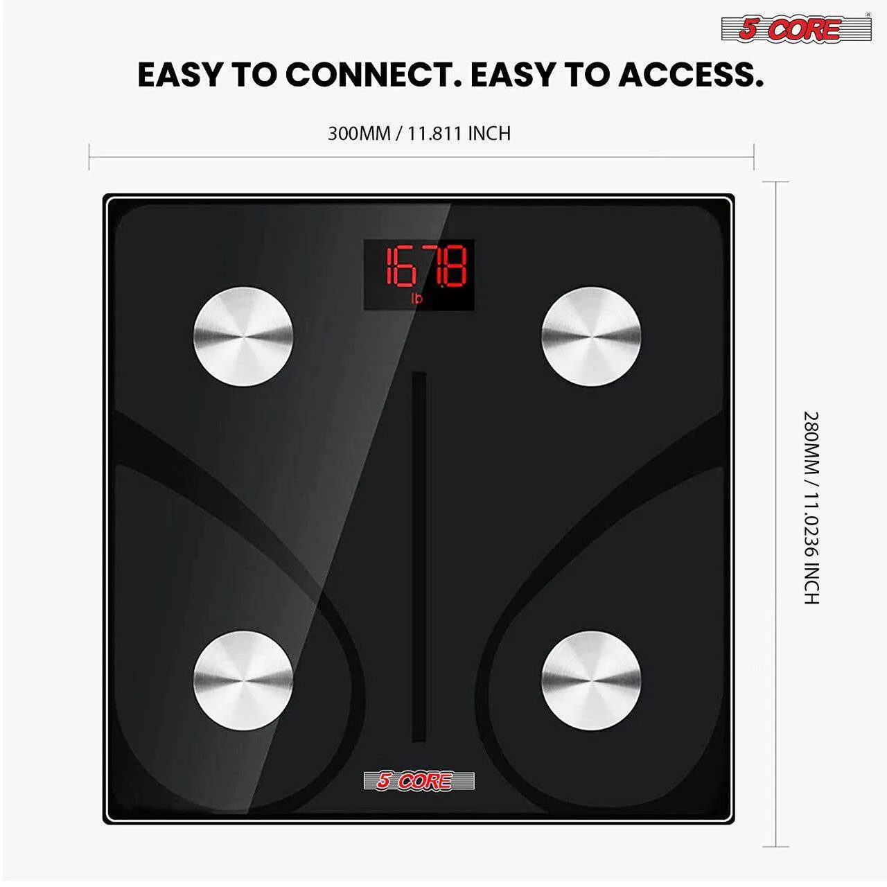 Rechargeable Body Weight Scale