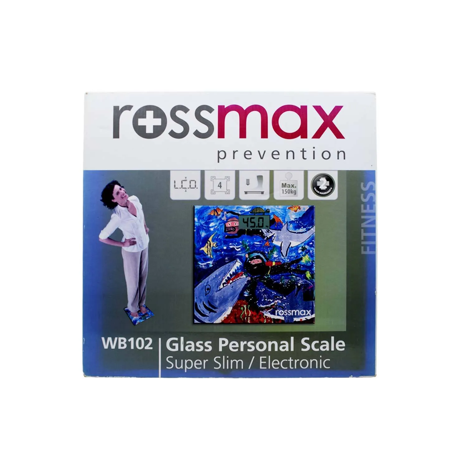 Rossmax Glass Personal Scale WB102