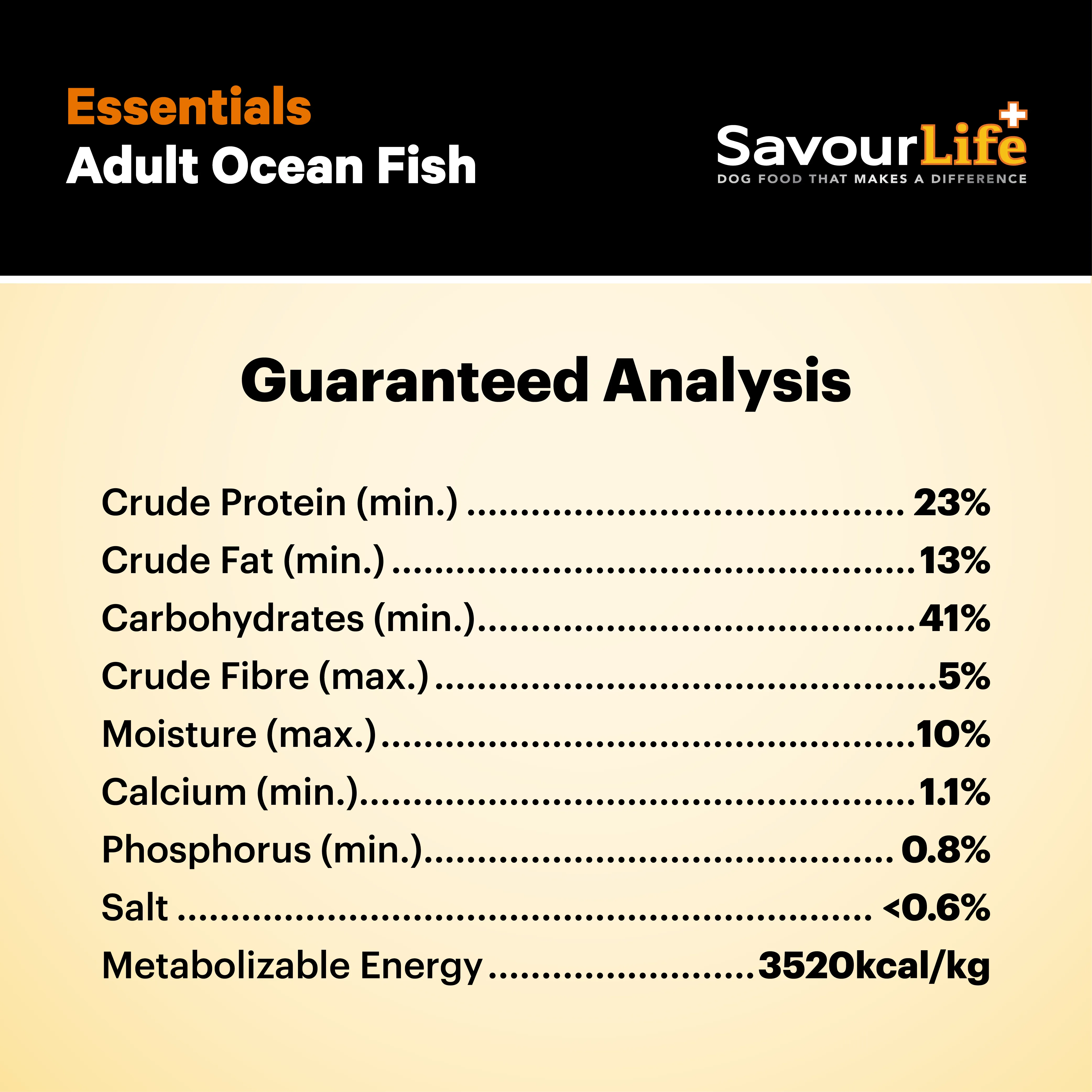 SavourLife - Essentials Ocean Fish Dog Dry Food (15kg)