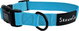 ShawnCo Dream Walk Dog Collar- Premium, Adjustable and Comfortable Pet Collar for Small, Medium, Large and Extra Large Dogs (S, Oceanic Blue)