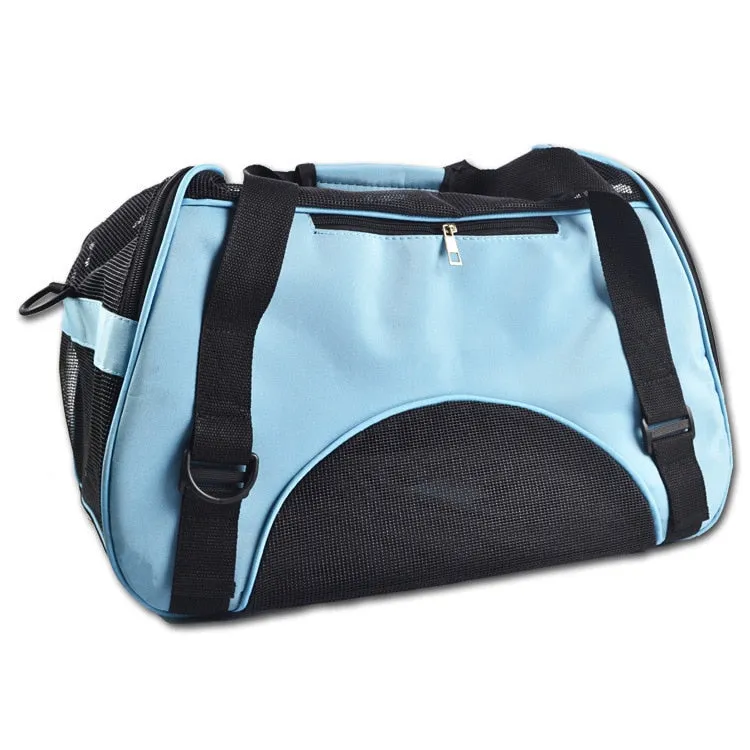 Sidiou Group Small Dogs Sport Style Pet Front Carrier Mesh Comfortable Travel Tote Shoulder Bag