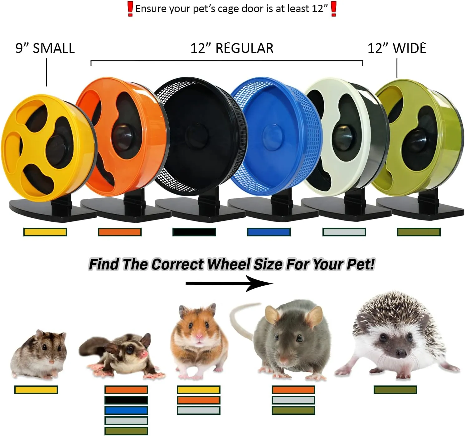 Silent Runner Pro Wheel (Black with Stand)