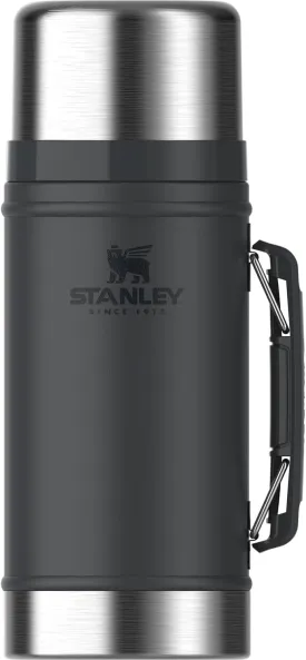 STANLEY Vacuum Insulated Large Food Jar, 18/8 Stainless Steel Food Jar for Cold and Hot Food, Soup Thermos with Leak Proof Lid Doubles as Cup, Wide Mouth Food Thermos