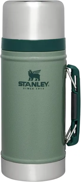 STANLEY Vacuum Insulated Large Food Jar, 18/8 Stainless Steel Food Jar for Cold and Hot Food, Soup Thermos with Leak Proof Lid Doubles as Cup, Wide Mouth Food Thermos