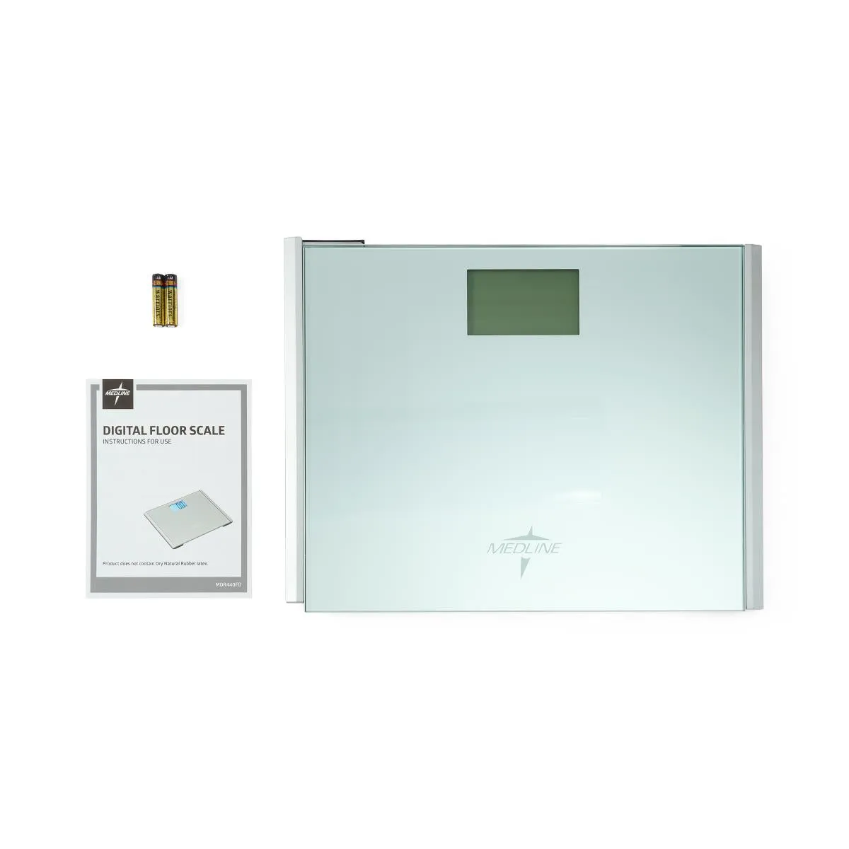 Step-On Digital Bathroom Scale, 440 lb. (220 kg) Weight Capacity