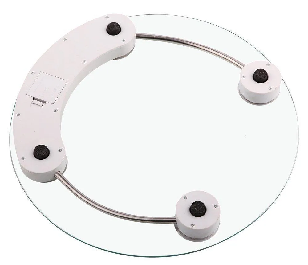 Thick Tempered Glass Electronic Digital Personal Bathroom Health Body Weight Weighing Scale (Transparent)