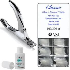 Tipping Pack with Classic Square Nail Tips