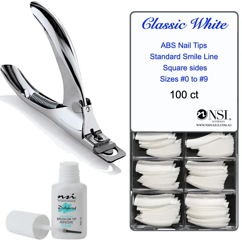 Tipping Pack with Classic Square Nail Tips