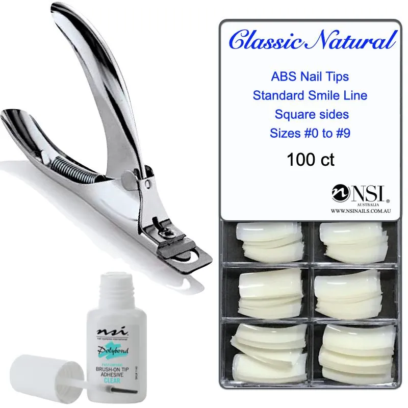 Tipping Pack with Classic Square Nail Tips