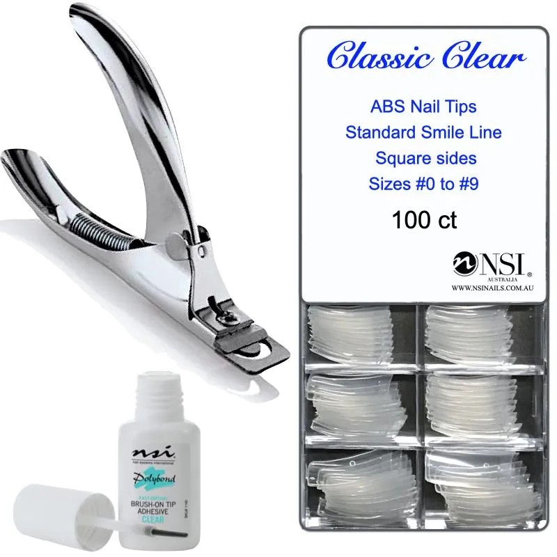 Tipping Pack with Classic Square Nail Tips
