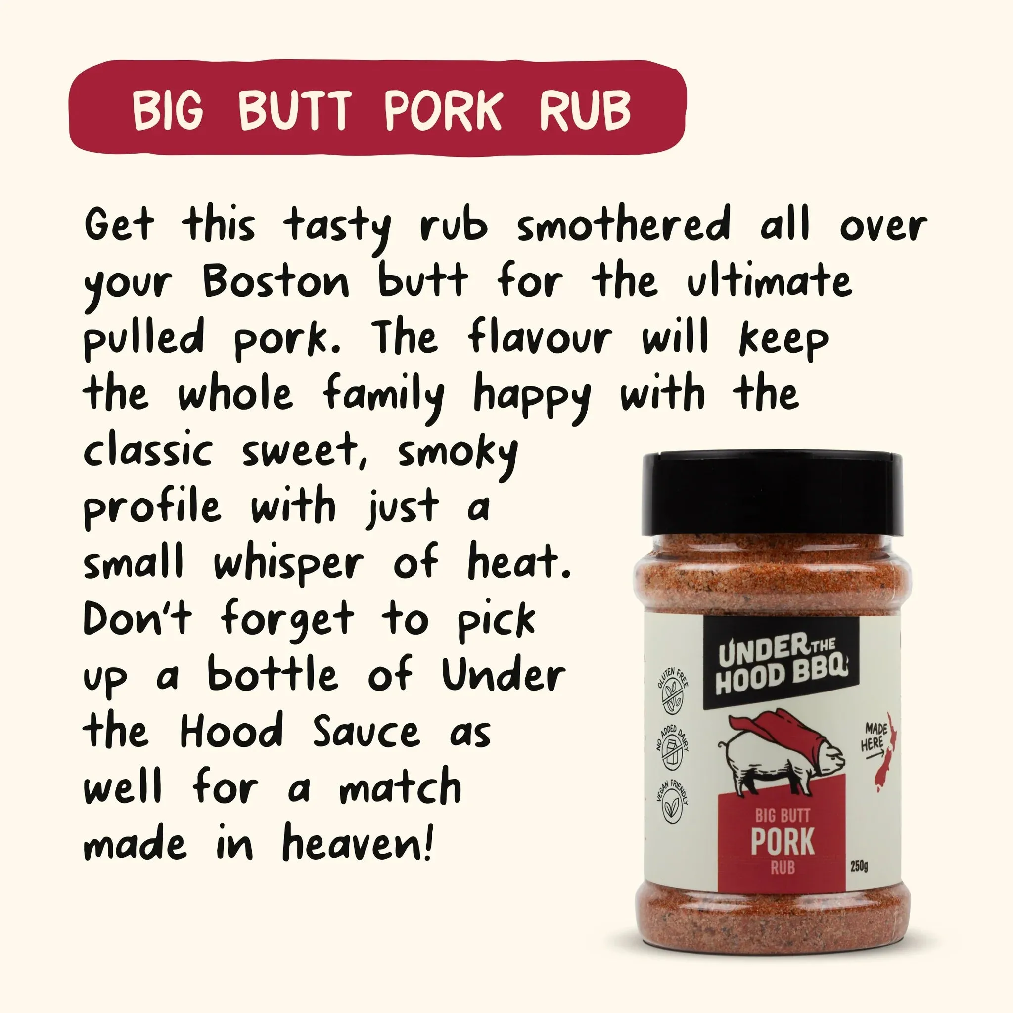 Under the Hood BBQ Big Butt Pork Rub