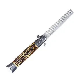 VC12 Italian Style Button Quick-open Comb