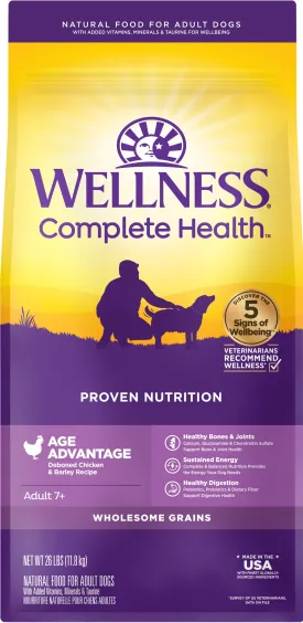 Wellness Complete Health Age Advantage 7  Senior Recipe, Dry Dog Food