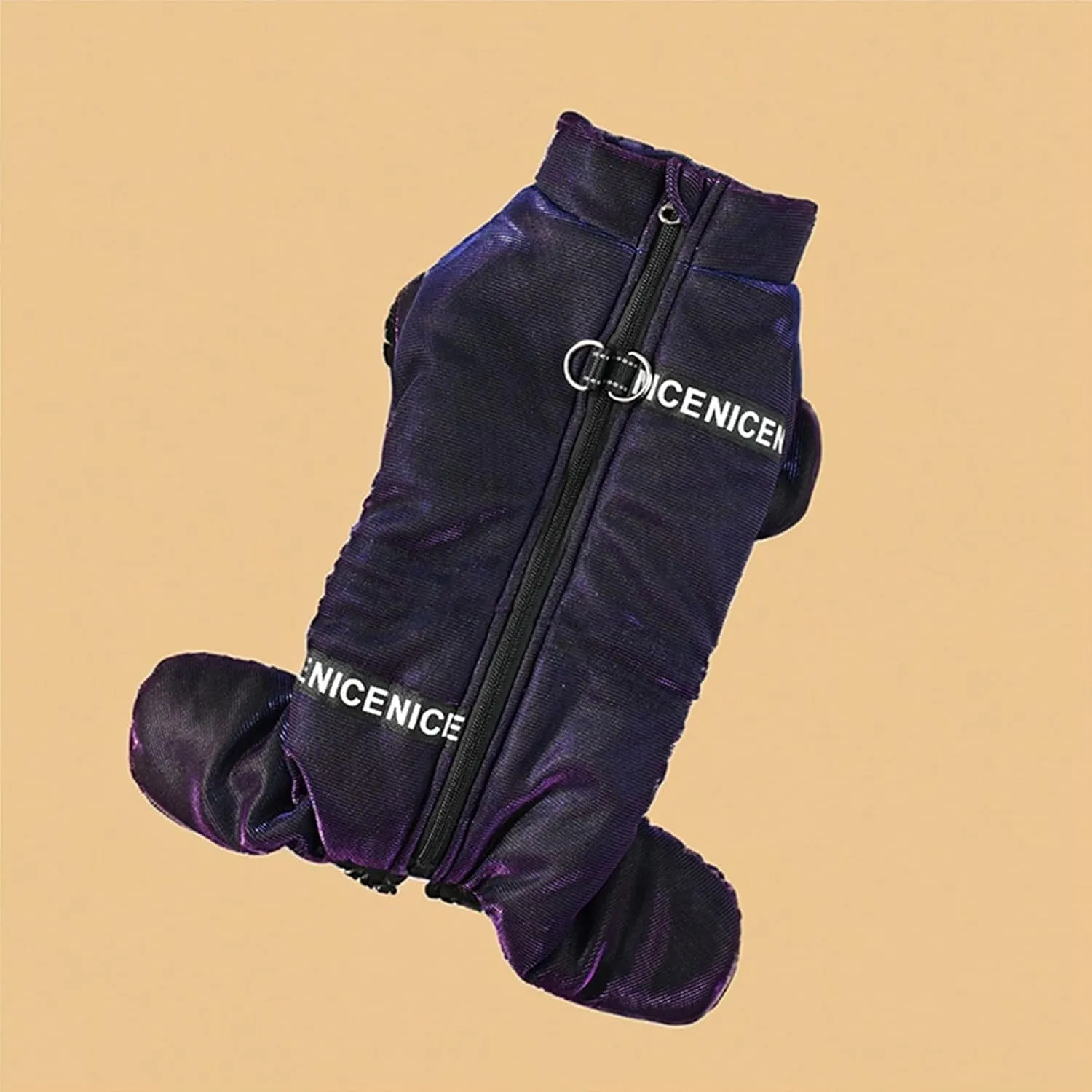 Winter Puppy Sweater for Dogs Winter Fleece Lined Dog Coat with Harness Warm Dogs Puffer Jacket Vest for Cold Weather Pet Onesie with Feet